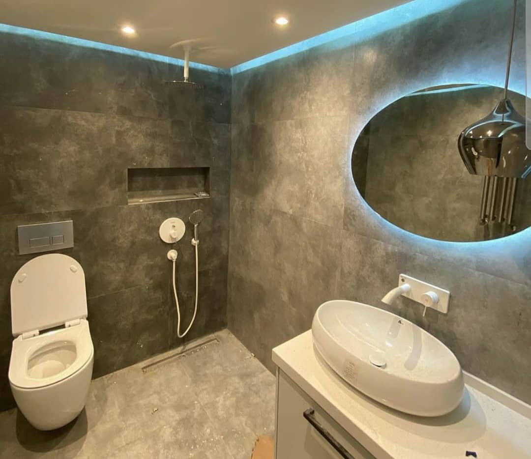 سرامیک کاری سرویس بهداشتی